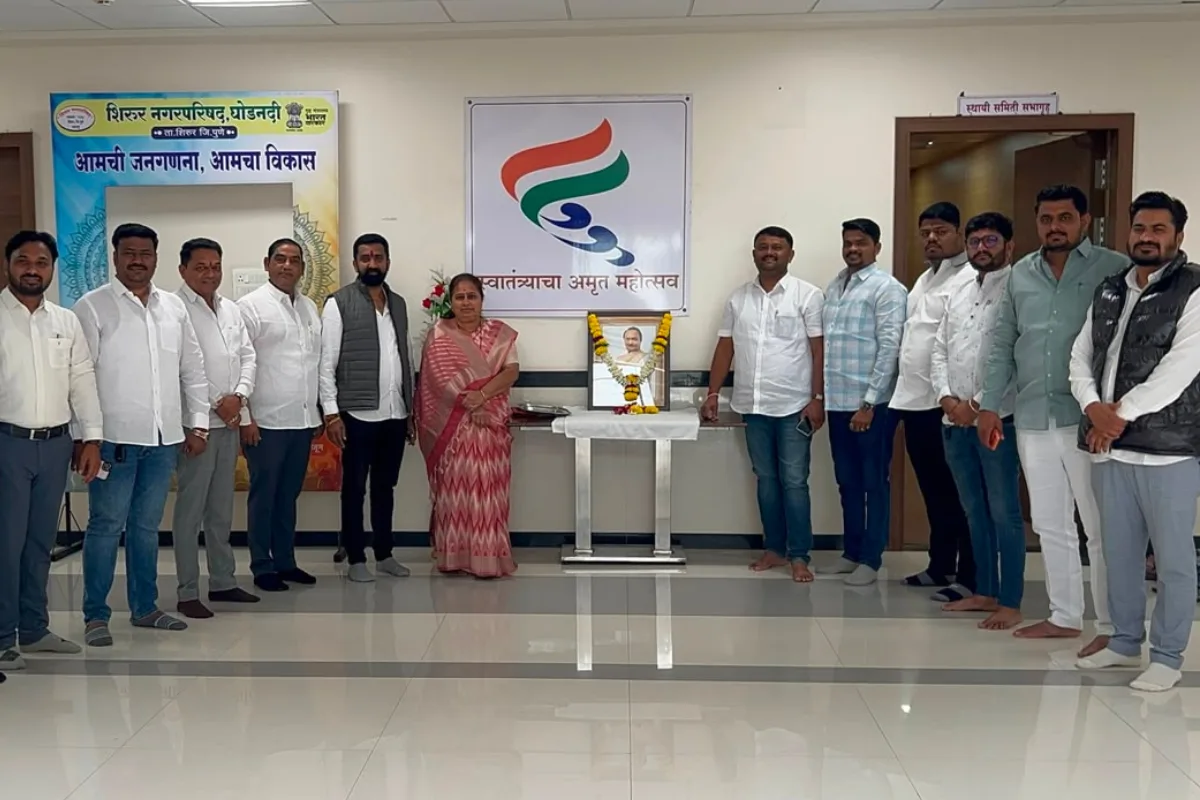 शिरूर नगरपरिषद येथे अजितदादा पवार जयंती अभिवादन