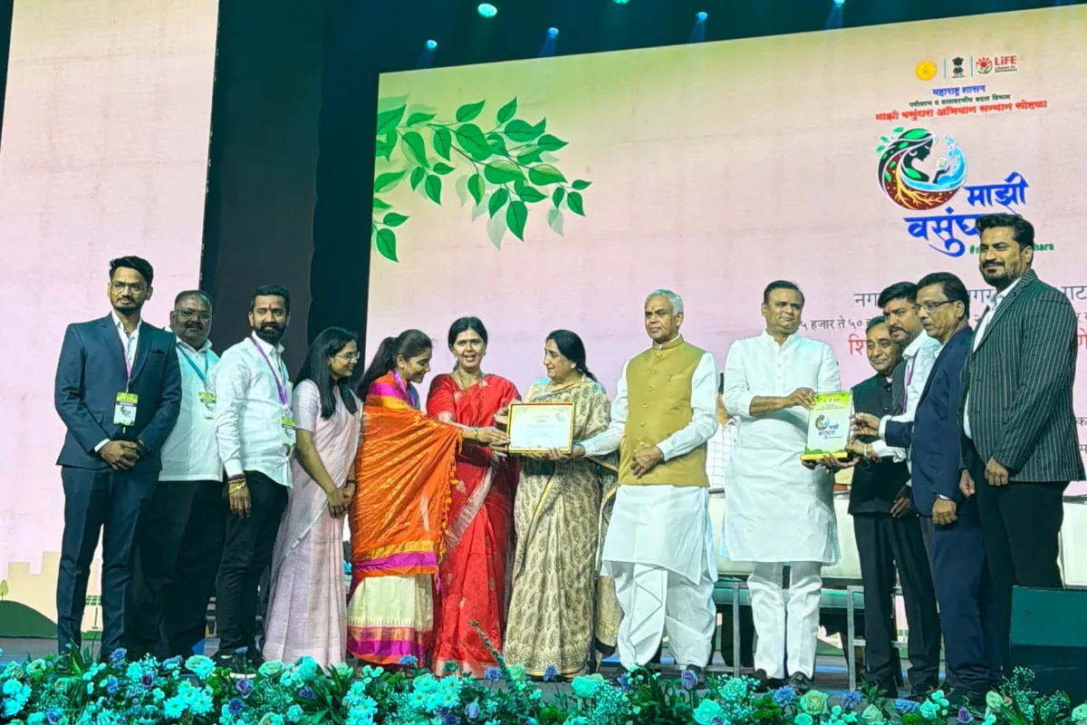 Shirur Nagarparishad state first award photo 2